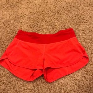 lululemon speed shorts
